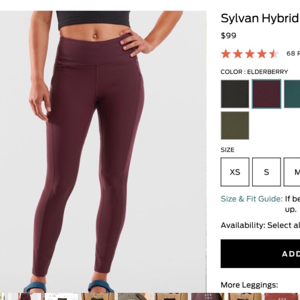 Title Nine Sylvan hiking tight